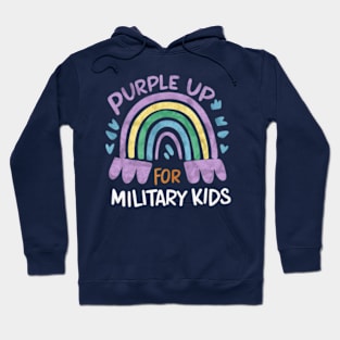 Purple Up For Military Kids Military Child Month Hoodie